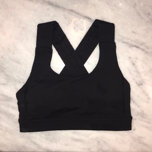 Lululemon Black Cross Back Bra